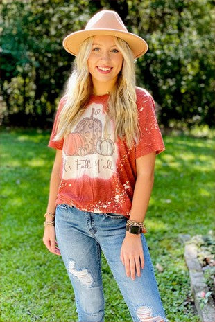 It's Fall Y'all tie dye tee