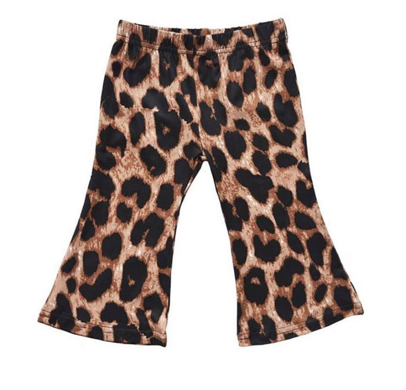 Leopard Bell Bottoms