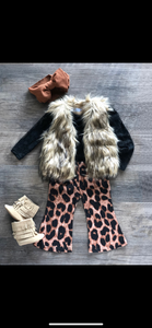 Leopard Bell Bottoms